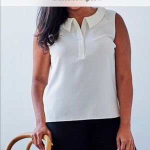 Sleeveless “Work Blouse” by Brass Clothing